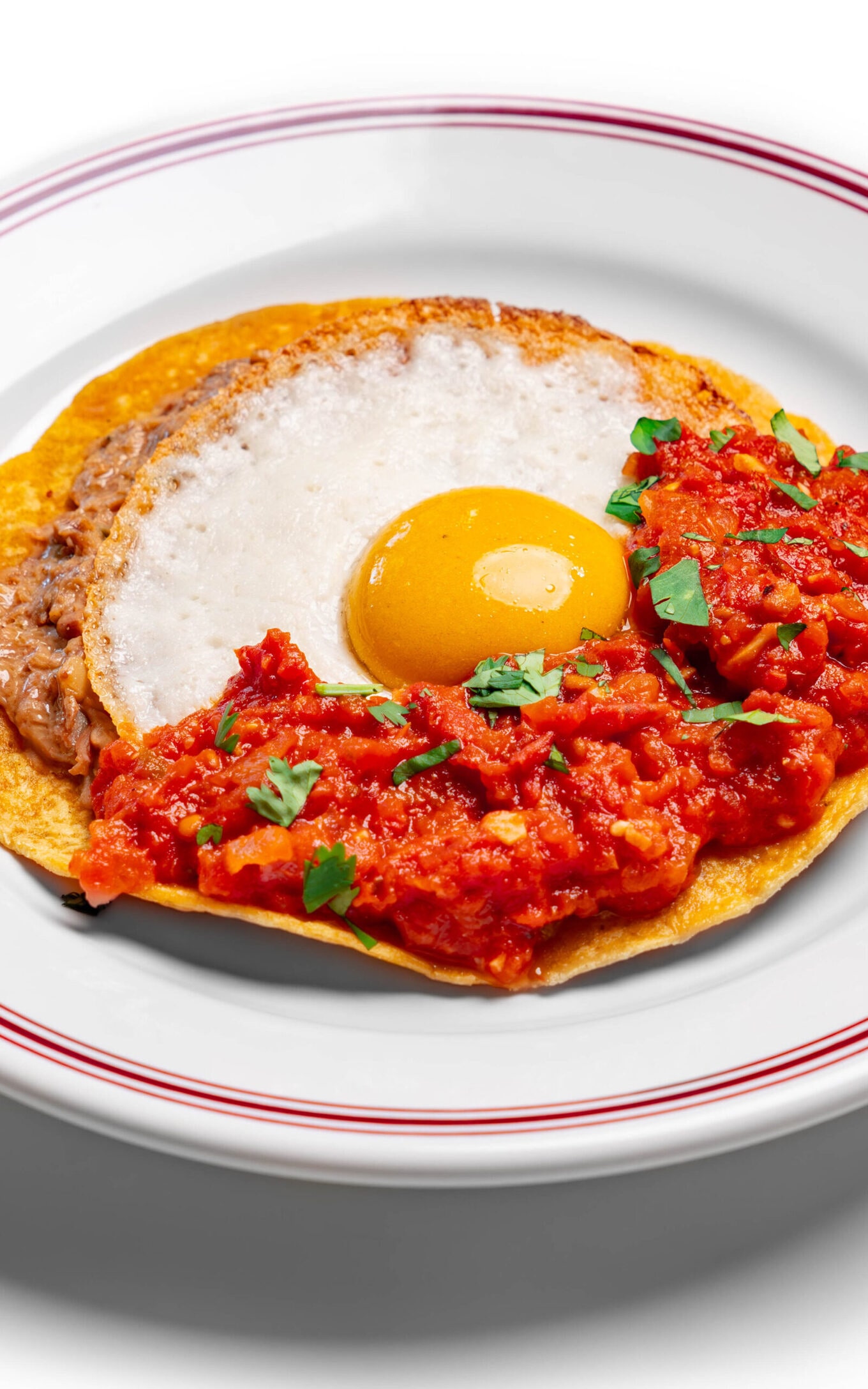 Vegan Huevos Rancheros With Fried Egg